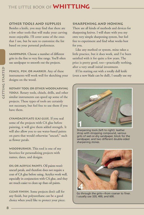 The Little Book of Whittling: Passing Time on the Trail (Book)