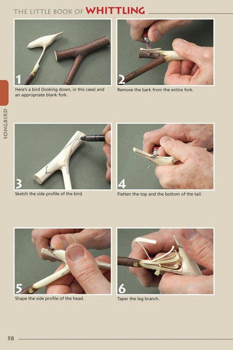 The Little Book of Whittling: Passing Time on the Trail (Book)