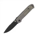 Flytanium Arcade Gunmetal Micarta Knife (Taiwan)