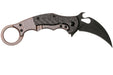 Fox 01FX122 FX-599TIC Folding Karambit 2.55" ELMAX Carbon Fiber