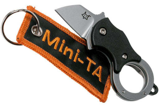 Fox 536 Mini-TA Folding Karambit Knife 1" Bead Blast Blade,