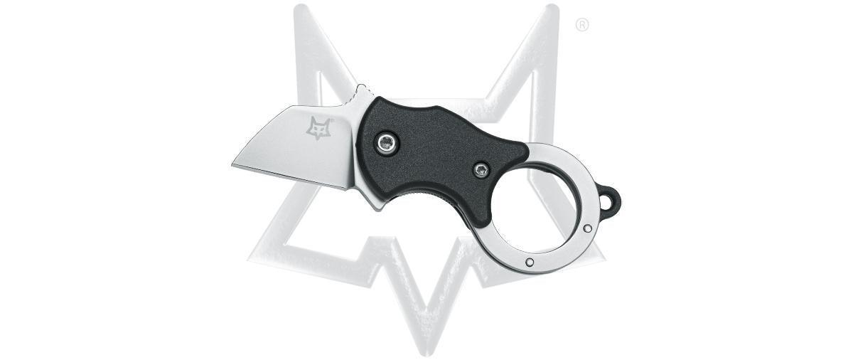 Fox 536 Mini-TA Folding Karambit Knife 1" Bead Blast Blade,