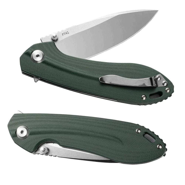 FreeTiger FT41 D2 G10 Flipper Ball Bearing Folding Pocket Knife