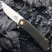 FreeTiger FT956 Flipper Folding Pocket Knife 3.346” D2 Blade Flax Fiber Handle