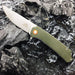 FreeTiger FT956 Flipper Folding Pocket Knife 3.346” D2 Blade Flax Fiber Handle