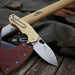 GiantMouse ACE Biblio Brass Folding Knife