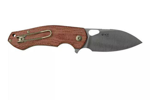 GiantMouse ACE Biblio Red Canvas Satin Folding Knife