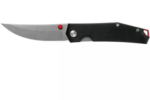 GiantMouse ACE Clyde Folding Knife 3" N690 Satin Blade, Black Aluminum Handles