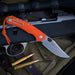 GiantMouse ACE Jutland Orange G10 Folding Knife