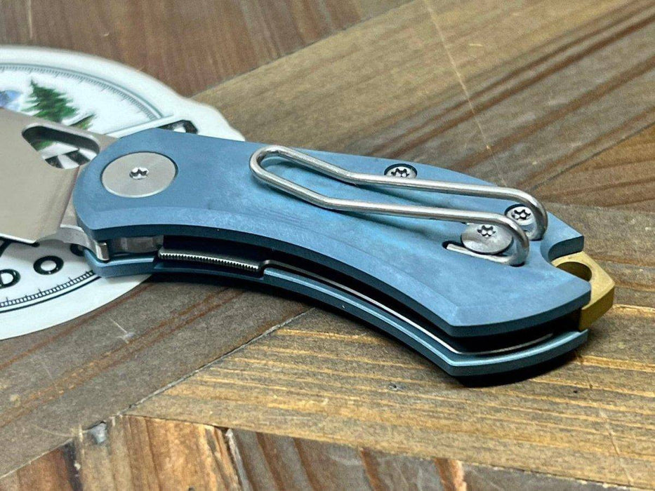 GiantMouse ACE Nibbler Semi-Custom Titanium 20cv Folding Knife