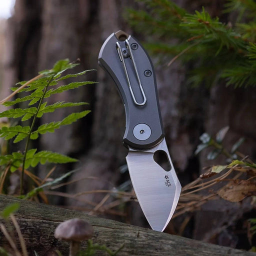 GiantMouse ACE Nibbler Titanium 20cv Folding Knife