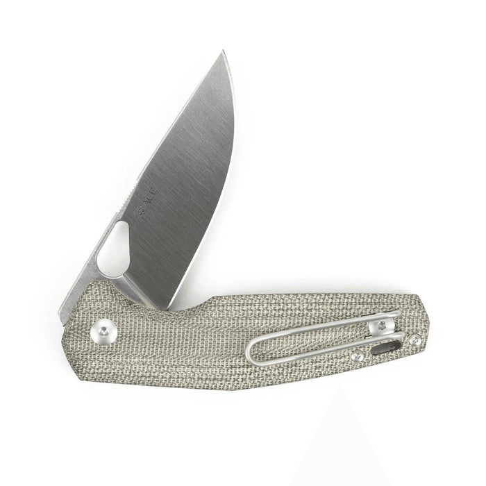 GiantMouse ACE Nimbus V2 Green Canvas Folding Knife