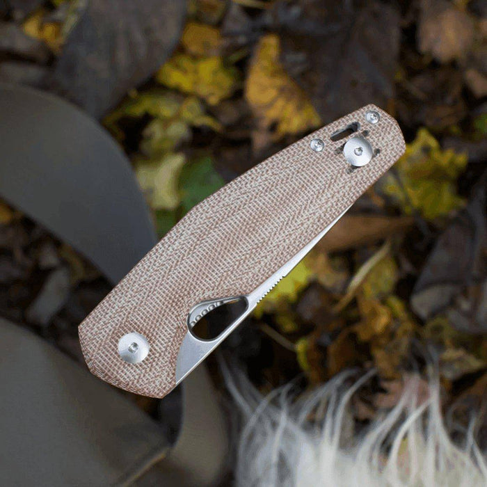 GiantMouse ACE Nimbus V2 Natural Canvas Folding Knife