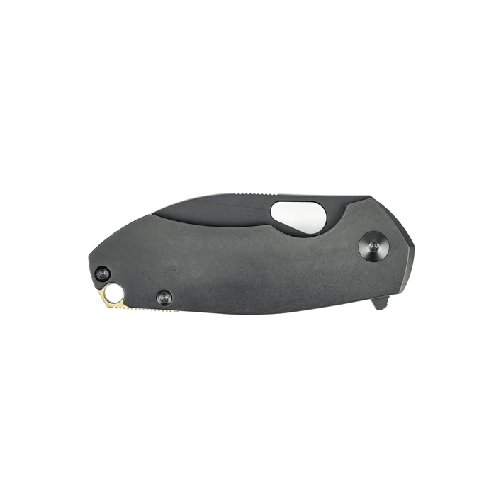 GiantMouse ACE Riv Ti Blackout Titanium Folding Knife