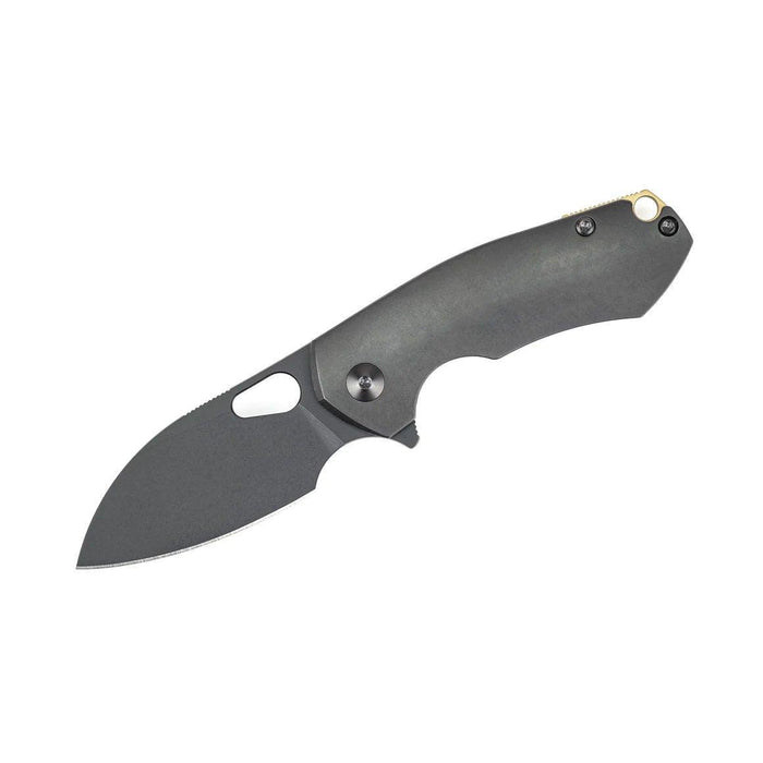 GiantMouse ACE Riv Ti Blackout Titanium Folding Knife