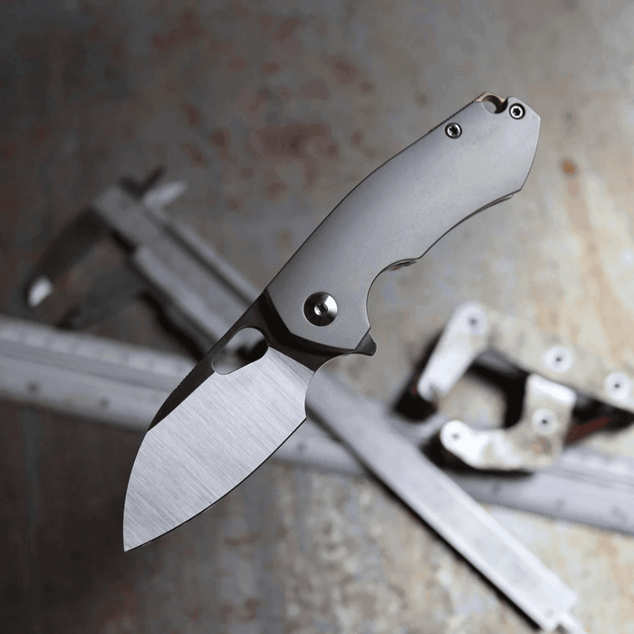 GiantMouse ACE Riv Ti Framelock Titanium Folding Knife