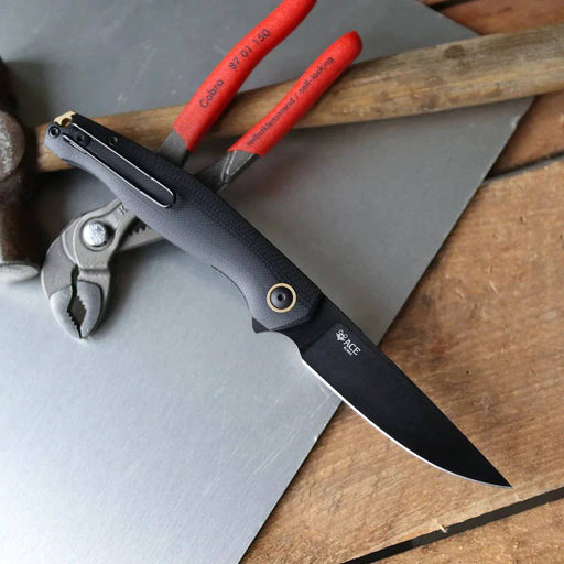 GiantMouse ACE Sonoma V2 Blackout Folding Knife