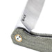 GiantMouse ACE Sonoma V2 Green Canvas Micarta Folding Knife