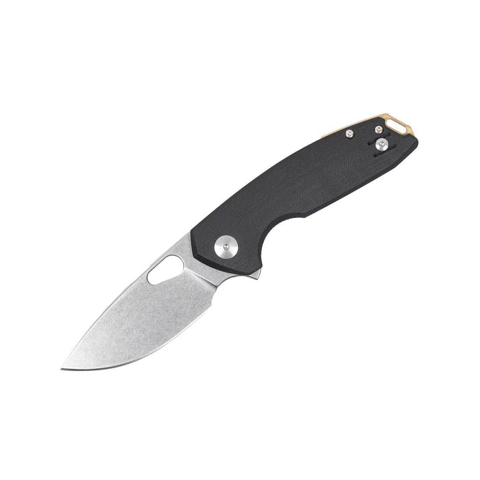 GiantMouse ACE Tribeca Flipper Knife 2.875" MagnaCut Stonewashed Drop Point Black G10 (Italy)