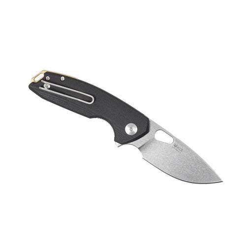 GiantMouse ACE Tribeca Flipper Knife 2.875" MagnaCut Stonewashed Drop Point Black G10 (Italy)