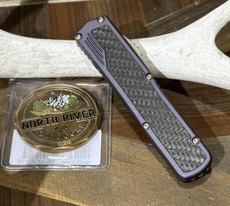 Guardian Tactical Custom Scout Bronze OTF Carbon Fiber Inlay (USA) Reese Weiland Hand Ground