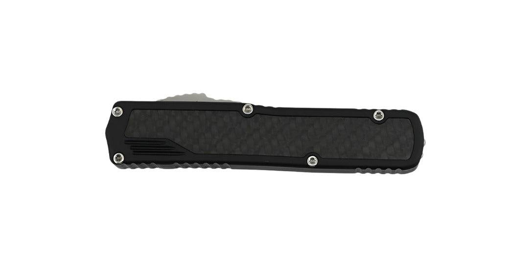 Guardian Tactical Custom Scout OTF Carbon Fiber Inlay (USA) Reese Weiland Hand Ground Satin