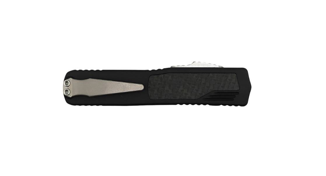 Guardian Tactical Custom Scout OTF Carbon Fiber Inlay (USA) Reese Weiland Hand Ground Satin