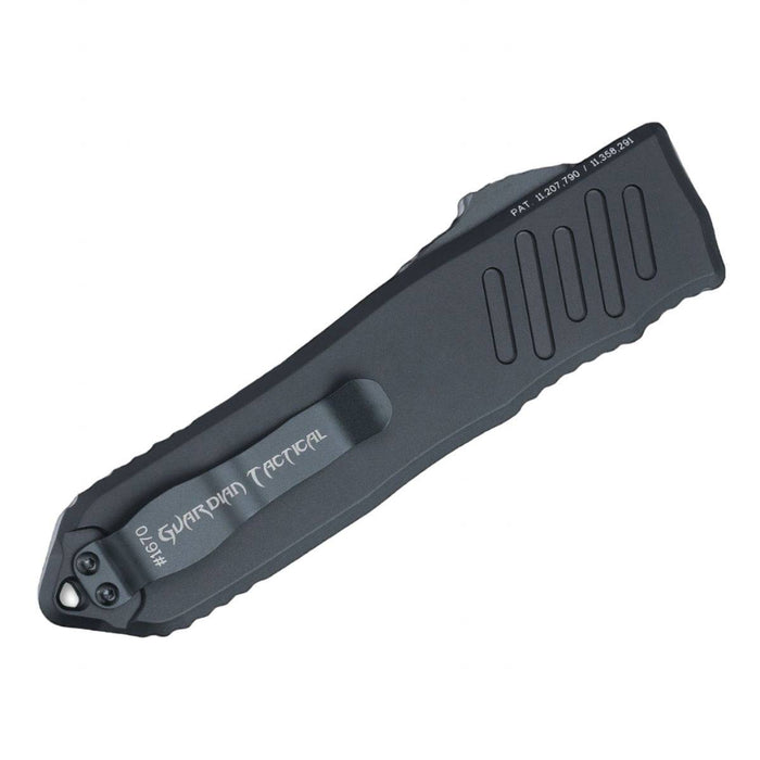 Guardian Tactical Recon 040 113111 Auto Knife 3.75" Black Tactical S/E