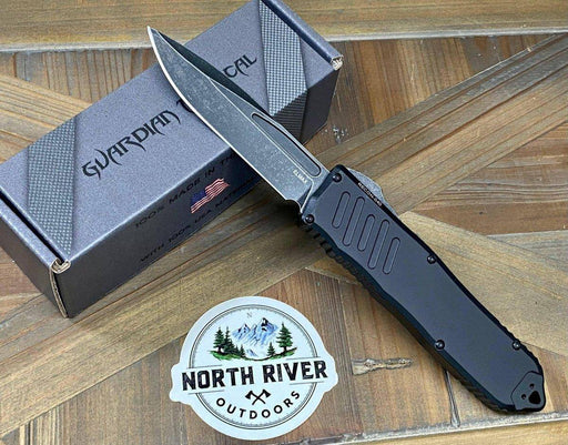 Guardian Tactical RECON-040 113611 Dark Stonewash S/E OTF Knife (3.75" SW)