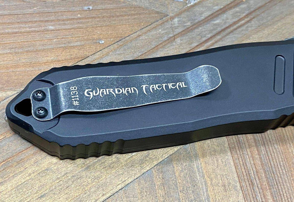 Guardian Tactical RECON-040 113611 Dark Stonewash S/E OTF Knife (3.75" SW)