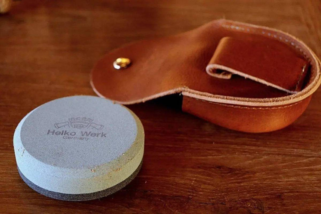 Helko Sharpening Stone Leather Pouch - Made in USA