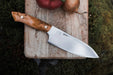 Helle Dele Premium Outdoor Chef Knife Curly Birch (6.30" 12C27)