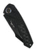 Heretic Auto Pariah H048-8A Battleworn Black SE MagnaCut Blade Bubble Inlays Flamed Pivot Collars