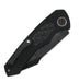 Heretic Auto Pariah H048-8A Battleworn Black SE MagnaCut Blade Bubble Inlays Flamed Pivot Collars