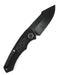 Heretic Auto Pariah H048-8A Battleworn Black SE MagnaCut Blade Bubble Inlays Flamed Pivot Collars