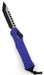 Heretic Hydra v3 Tanto Two-Toned Blade Purple Handle Single Action Auto Knife (H006-10A-PU)