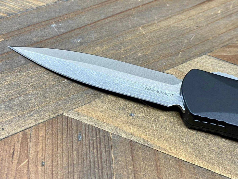 Heretic Knives Manticore S D/E Black Handle Stonewash Blade H024-2A