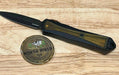 Heretic Manticore E Black Handle w/ Ultem Inlays & DLC MagnaCut Double Edge (USA)