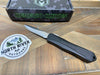 Heretic Manticore E Black OTF Auto Knife 3" Recurve Stonewash H029-2A