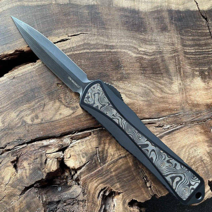 Heretic Manticore E H028-6A-FC-TIN Tumbled DLC D/E Gold Dunes Fat Carbon Knife (USA)