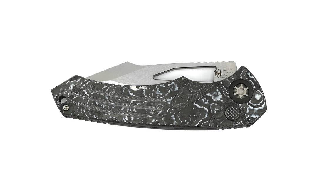 Heretic Pariah Manual Stonewash White Camo Carbon Fiber (Limited Ed)