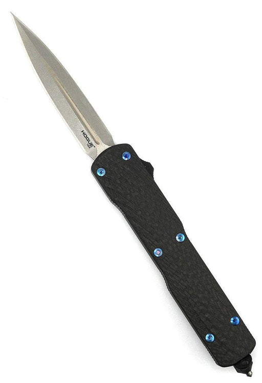 Hogue Collector Counterstrike OTF AUTO Knife 3.35" MagnaCut Tumble Finish Double-Edge Blade Carbon Fiber Aluminum Handles