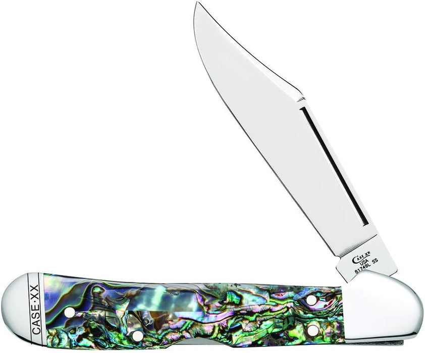 Case WR XX Pocket Knife Abalone Mini Copperlock Item #12020 3 5/8 Inches