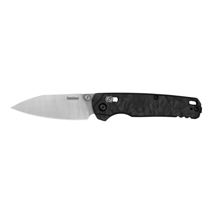 Kershaw 6105CF Bel Air DuraLock KVT Folding Knife 3.1" MagnaCut Two-Tone Drop Point Blade Marbled Carbon Fiber Handles