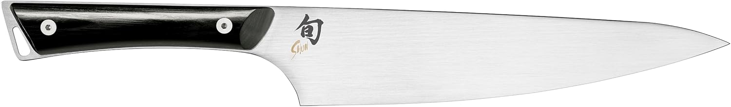 Shun Kazahana 8" Chef’s Knife Handcrafted Japanese Kitchen Knife AUS10A Steel Pakkawood Handle