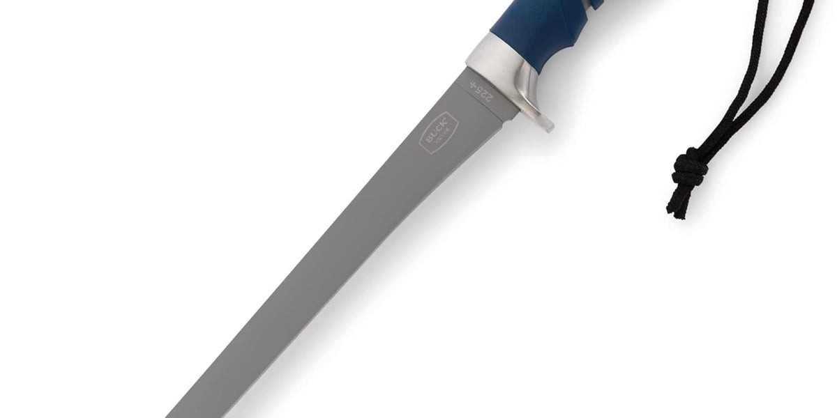 Buck 225 Silver Creek Fillet Knife 9.625 Blade Rubber Handle
