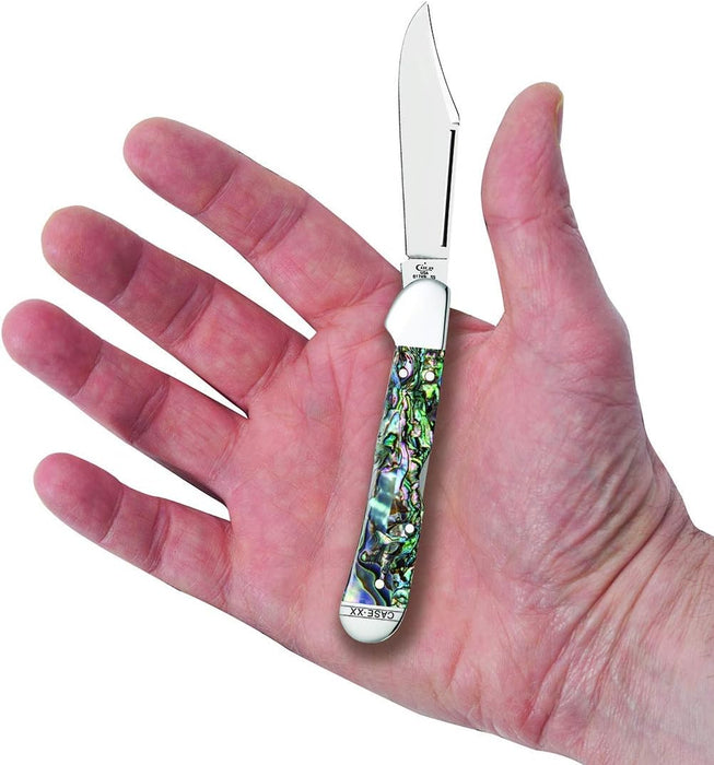 Case WR XX Pocket Knife Abalone Mini Copperlock Item #12020 3 5/8 Inches