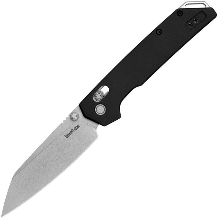 Kershaw 2038R Iridium DuraLock 3.4" Stonewash Finish D2 Reverse Tanto Blade