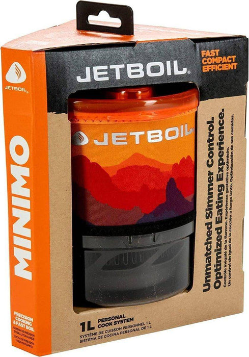 Jetboil MiniMo Camping Backpacking Stove Cooking System (Adjustable Heat Control)