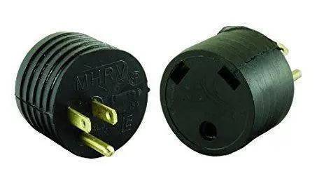 JR Products M-3024-A 30-15 Amp Offset Adapter